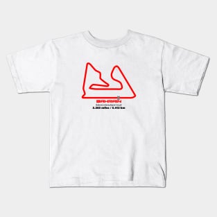 Bahrain Track Graphic Kids T-Shirt